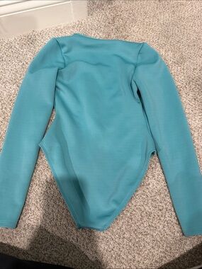 Dippin' Daisy's Turquoise Long-Sleeve Bodysuit